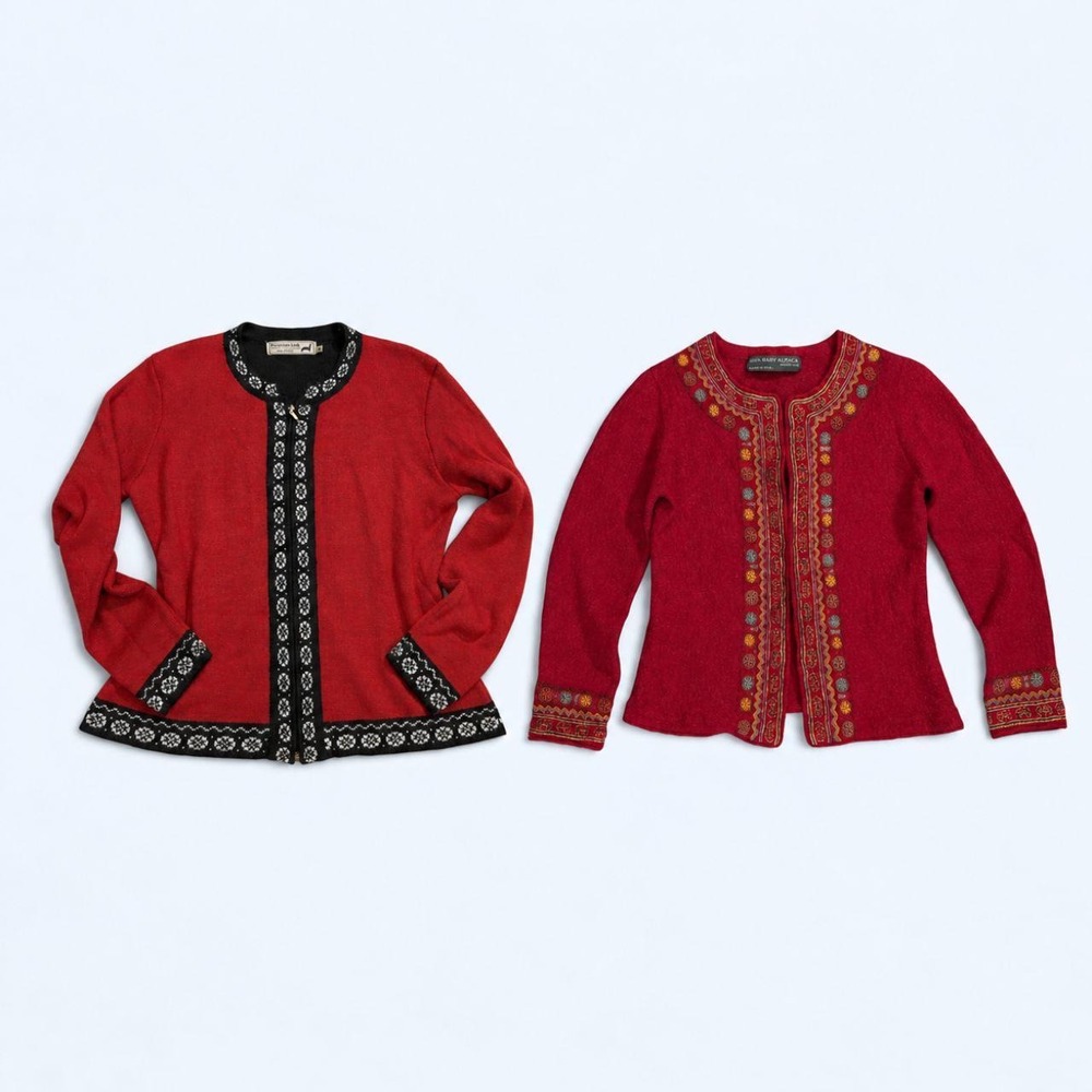 Mother and Child Alpaca Sweater Sets